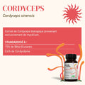 French Mush compléments alimentaires à base d'extraits de champignons médicinaux biologiques fabriqués en France Le Cordyceps - gélules -