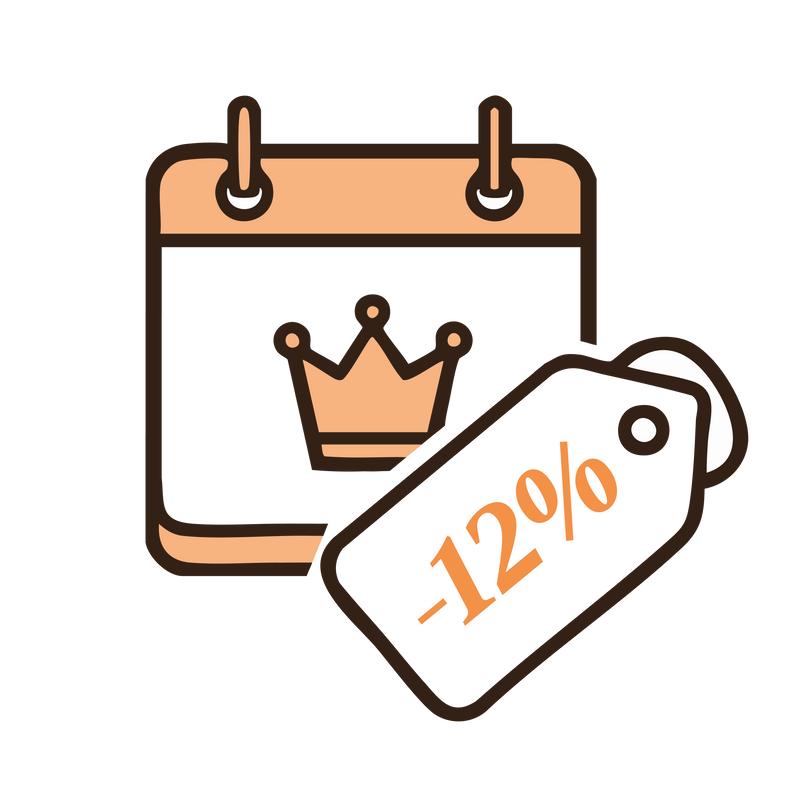 French Mush compléments alimentaires à base d'extraits de champignons médicinaux biologiques fabriqués en France - picto menu - abonnement