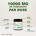 French Mush compléments alimentaires à base d'extraits de champignons médicinaux biologiques fabriqués en France - extraction aux ultrasons - Complexe 5 champignons