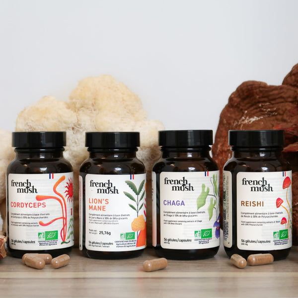 French Mush compléments alimentaires à base d'extraits de champignons médicinaux biologiques fabriqués en France e-Carte cadeau - autre -
