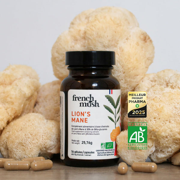 French Mush compléments alimentaires à base d'extraits de champignons médicinaux biologiques fabriqués en France Livret explicatif des champignons bio et naturels - autre -