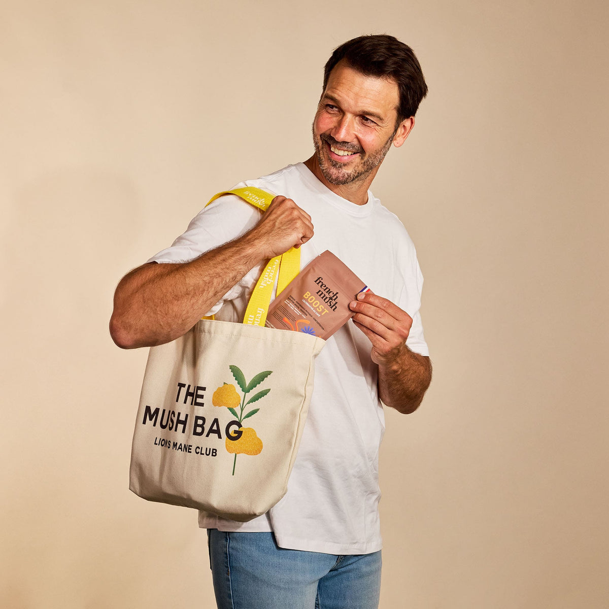 French Mush compléments alimentaires à base d'extraits de champignons médicinaux biologiques fabriqués en France Tote Bag Lion's mane OFFERT ! - offert -