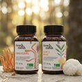 French Mush compléments alimentaires à base d'extraits de champignons médicinaux biologiques fabriqués en France Le Pack Mental et Énergie Gélules Bio - gélules -